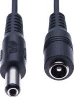Keple DC-Verlängerungskabel 5,5 x 2,1 mm schwarz