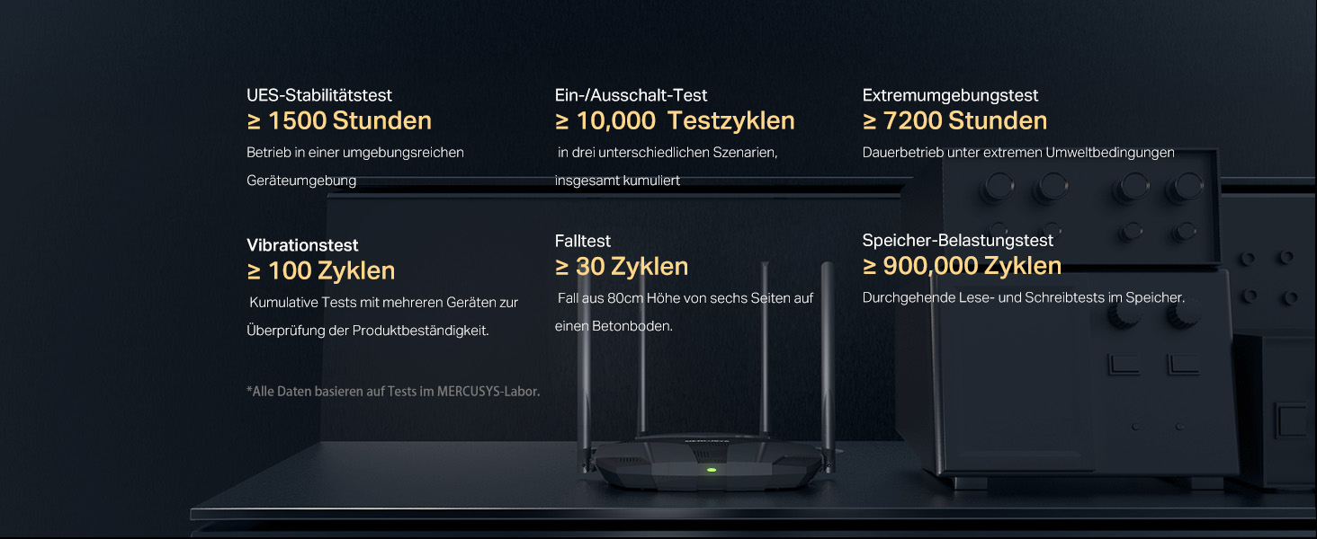 Mercusys MR3000X Wi-Fi 6 Router mit vier Antennen – Detail 12