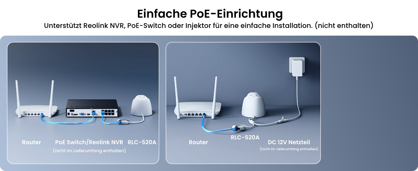 Reolink RLC-520A 5MP PoE-Kamera Aussen in Weiss und Schwarz – Detail 6