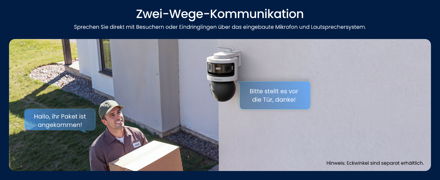 Reolink OMVI 3i PoE Panorama-Überwachungskamera mit 180° und Schwenkkamera – Detail 3
