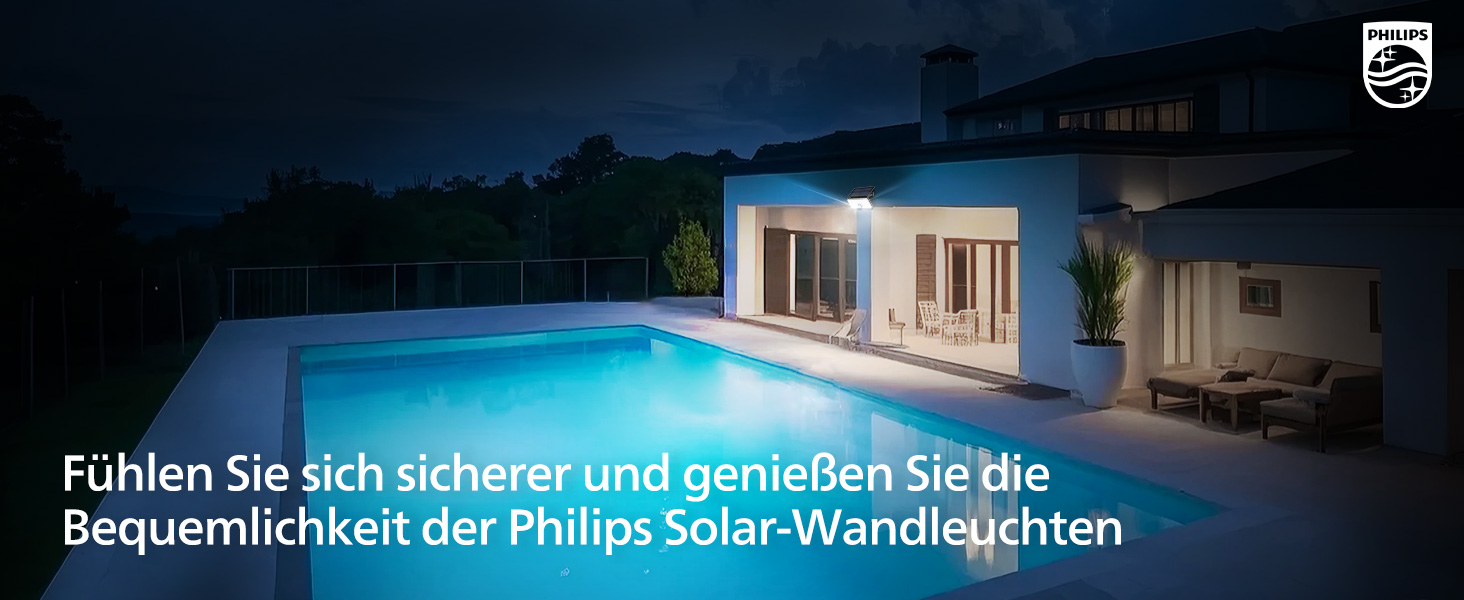 Philips Solarlampe mit 1000 lm und PIR-Bewegungsmelder – Detail 10