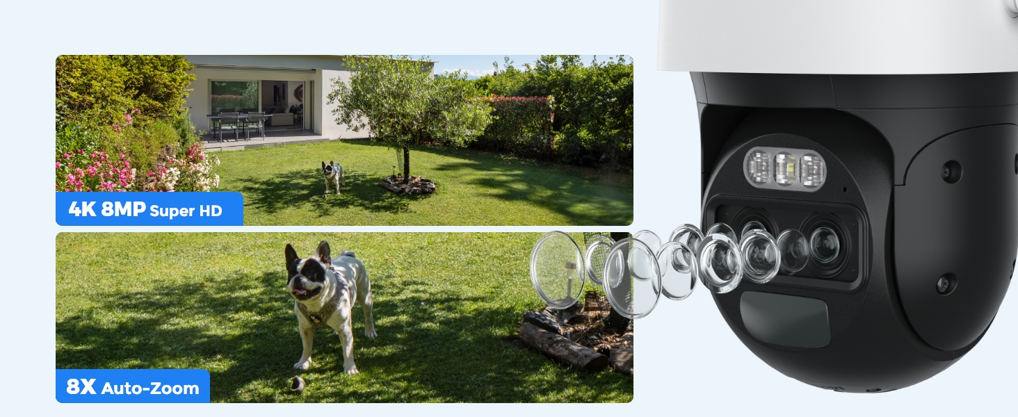 Reolink TrackMix Solar 4K Akku-Überwachungskamera mit Dual-Objektiv – Detail 4