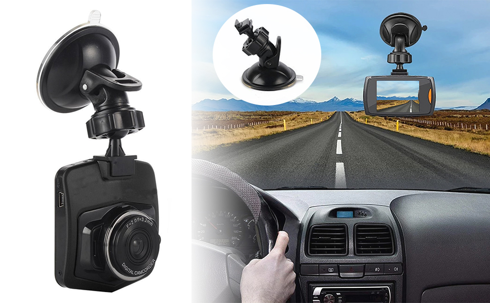 CLKE Saugnapf-Halterung für Dashcam und Navi mit 6 Adaptern – Detail 5