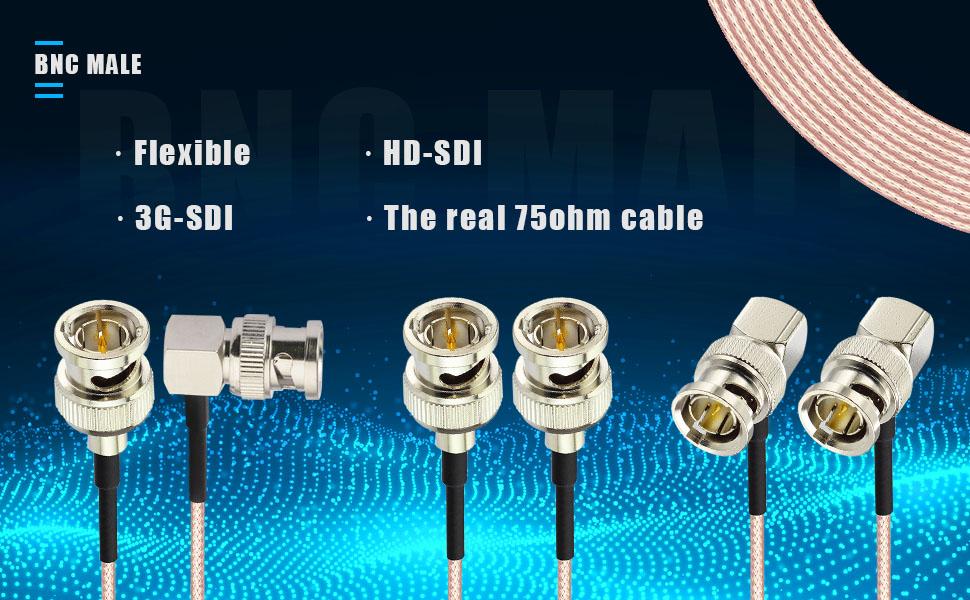 Superbat BNC-Kabel 75 Ohm für HD-SDI und 3G-SDI – Detail 3