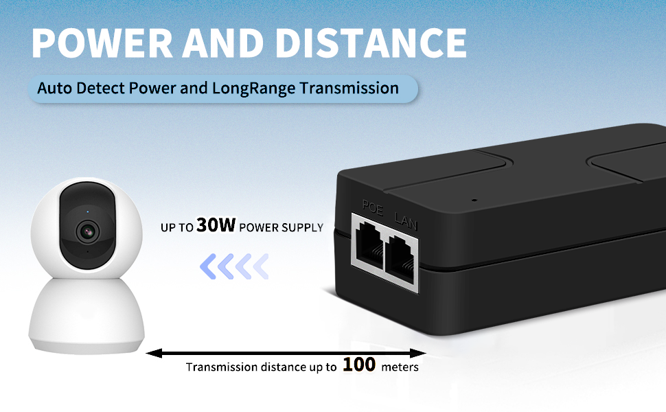 Davuaz Da-30A PoE+ Injektor 30 W, 2,5-Gbit/s – Detail 2