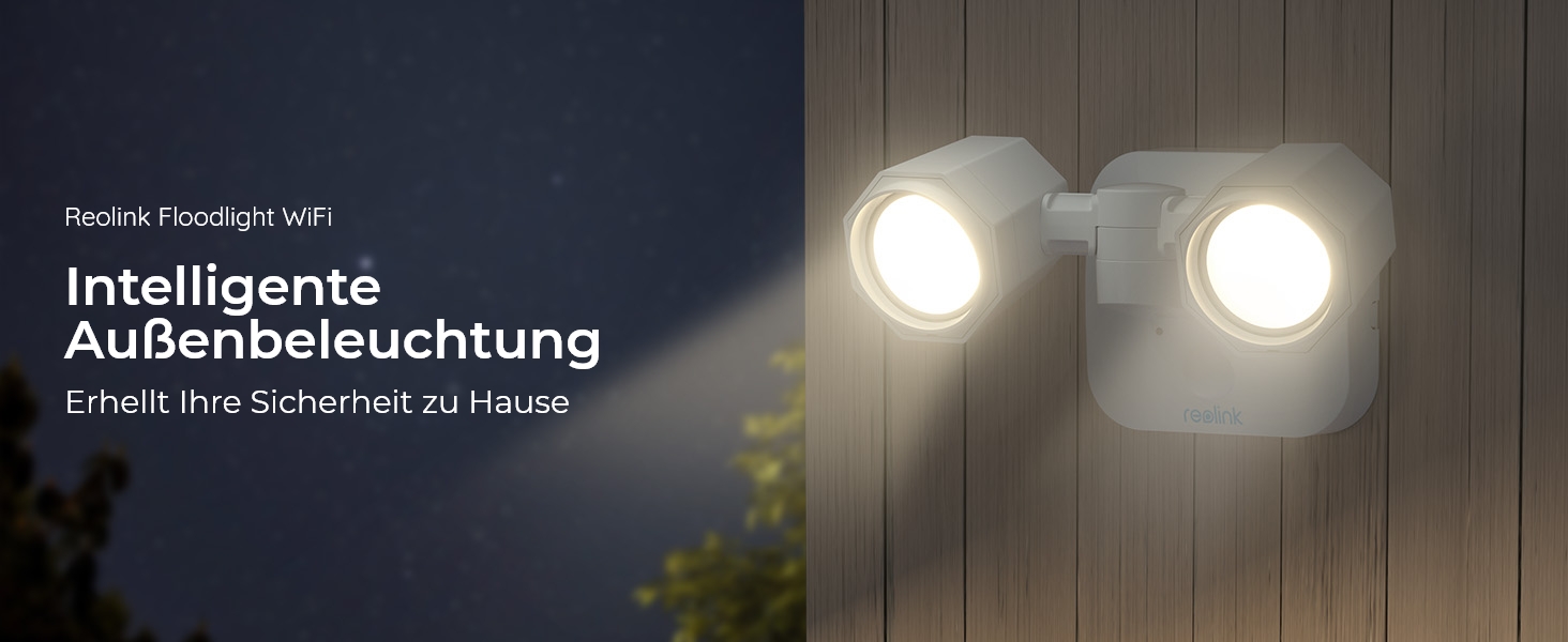 Reolink Floodlight WiFi Flutlicht mit Bewegungssensor für Aussen – Detail 1