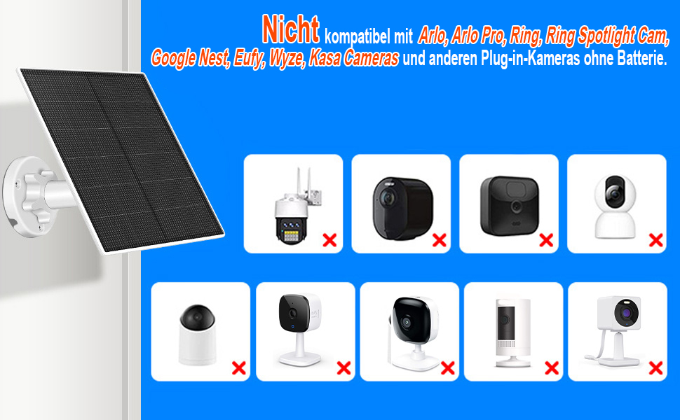 SANKABA 5W Solarpanel 2er-Pack für Kameras, USB-C und Micro-USB, IP65 – Detail 3