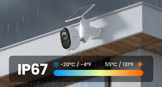 Reolink Home Hub Mini mit vier Argus 3 Pro Solar-Überwachungskameras – Detail 15