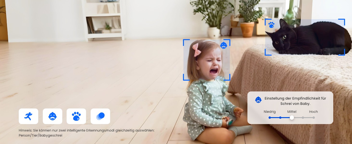 Reolink E1 Pro 3K WLAN-Innenkamera in Weiss mit Auto-Tracking – Detail 6