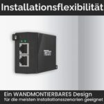 TRENDnet TPE-115GI Gigabit PoE+ Injektor schwarz