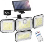 Ulikey Solarlampe für Aussen mit Bewegungsmelder