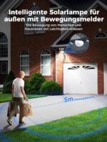 COLBOR SL48 Solarlampe mit Bewegungsmelder und Fernbedienung