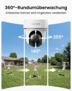 Reolink Argus PT Solar-Akku-Überwachungskamera mit Solarpanel