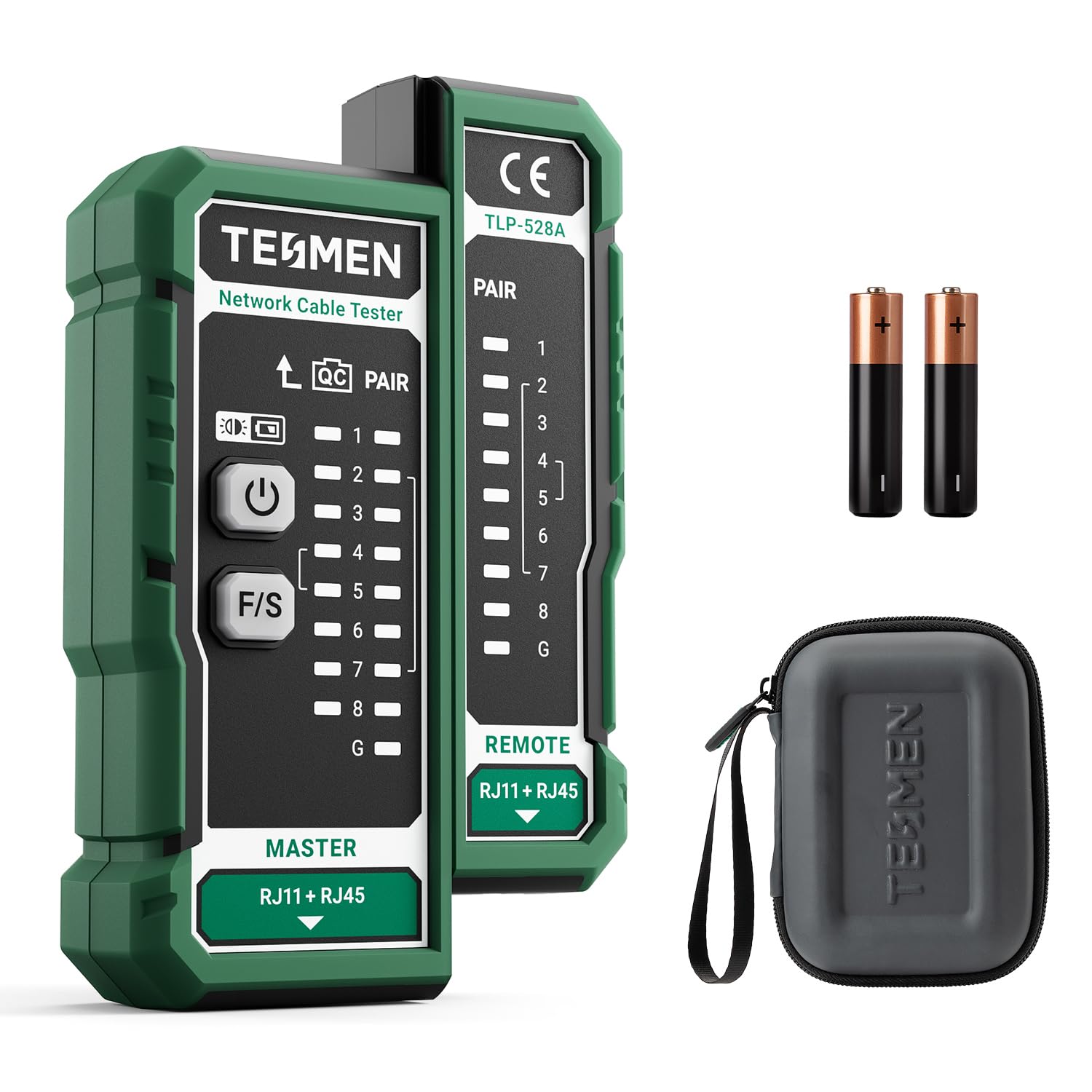 TESMEN TLP-528A Bild 1 TESMEN TLP-528A Netzwerkkabeltester RJ11 RJ45