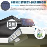 Ulikey Solarlampe für Aussen mit Bewegungsmelder