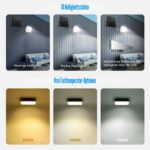 Aigostar Solar-LED-Strahler mit separatem Panel