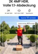 Reolink Akku-Videotürklingel Gen. 2 mit 1:1-Kamera