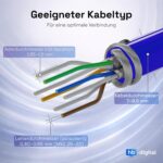 HB-DIGITAL CAT 8 RJ45-Stecker feldkonfektionierbar