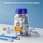Cable Matters Cat6A RJ45 Pass-Through-Stecker, 100 Stück