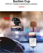 REDTIGER Saugnapfhalterung für F7N Dashcam mit GPS-Modul