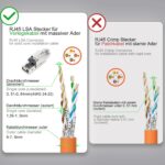 FGB RJ45 Cat7 Netzwerkstecker werkzeuglos