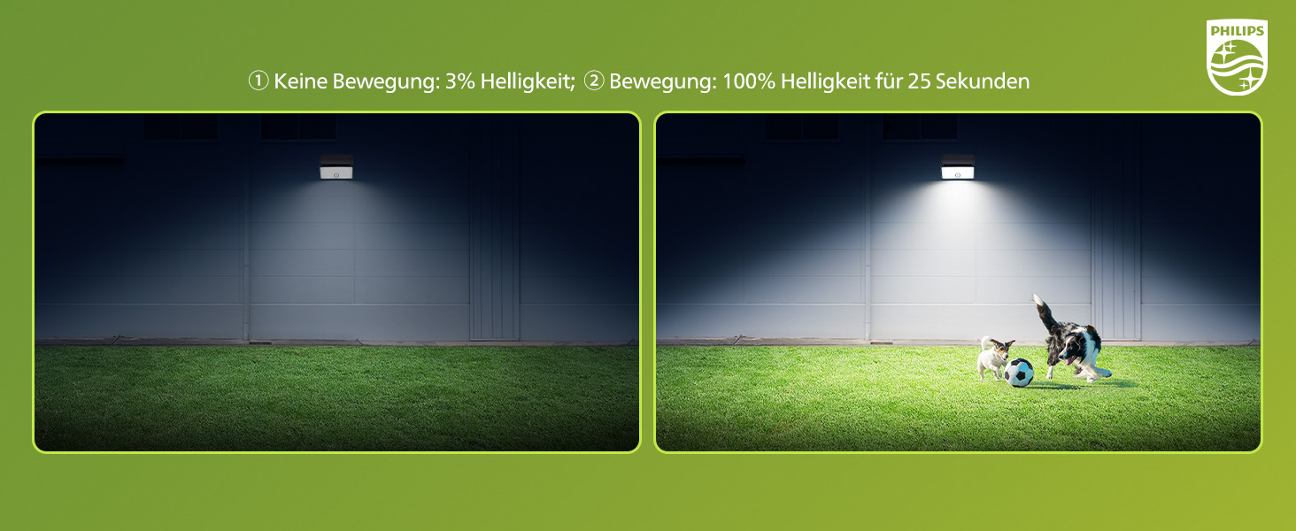 Philips Solarlampe mit 1000 lm und PIR-Bewegungsmelder – Detail 7