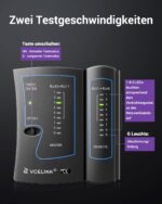 VCELINK Kabeltester für RJ45 und RJ11