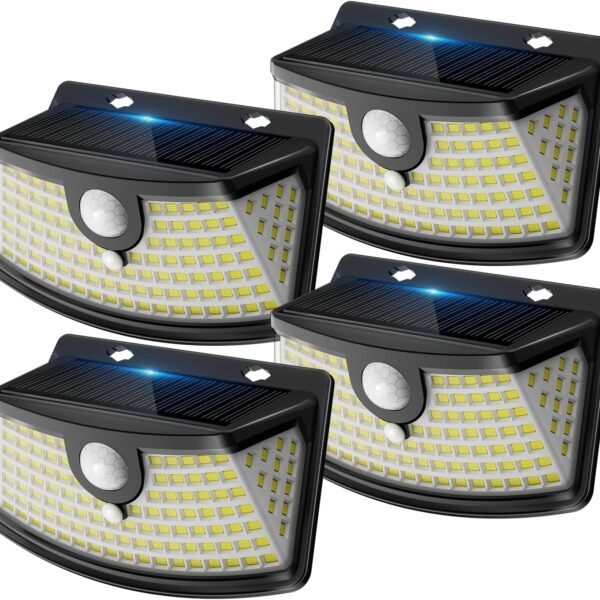 Aootek Solarlampe für Aussen mit Bewegungsmelder Produktfoto
