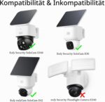 TEKCAM Edelstahl-Eckhalterung für eufy SoloCam, 2 Stück