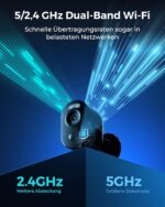 Reolink Argus 3 Ultra-B Akku-Überwachungskamera in Schwarz