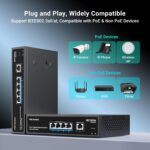 NICGIGA GS0410P PoE-Switch 5 Port