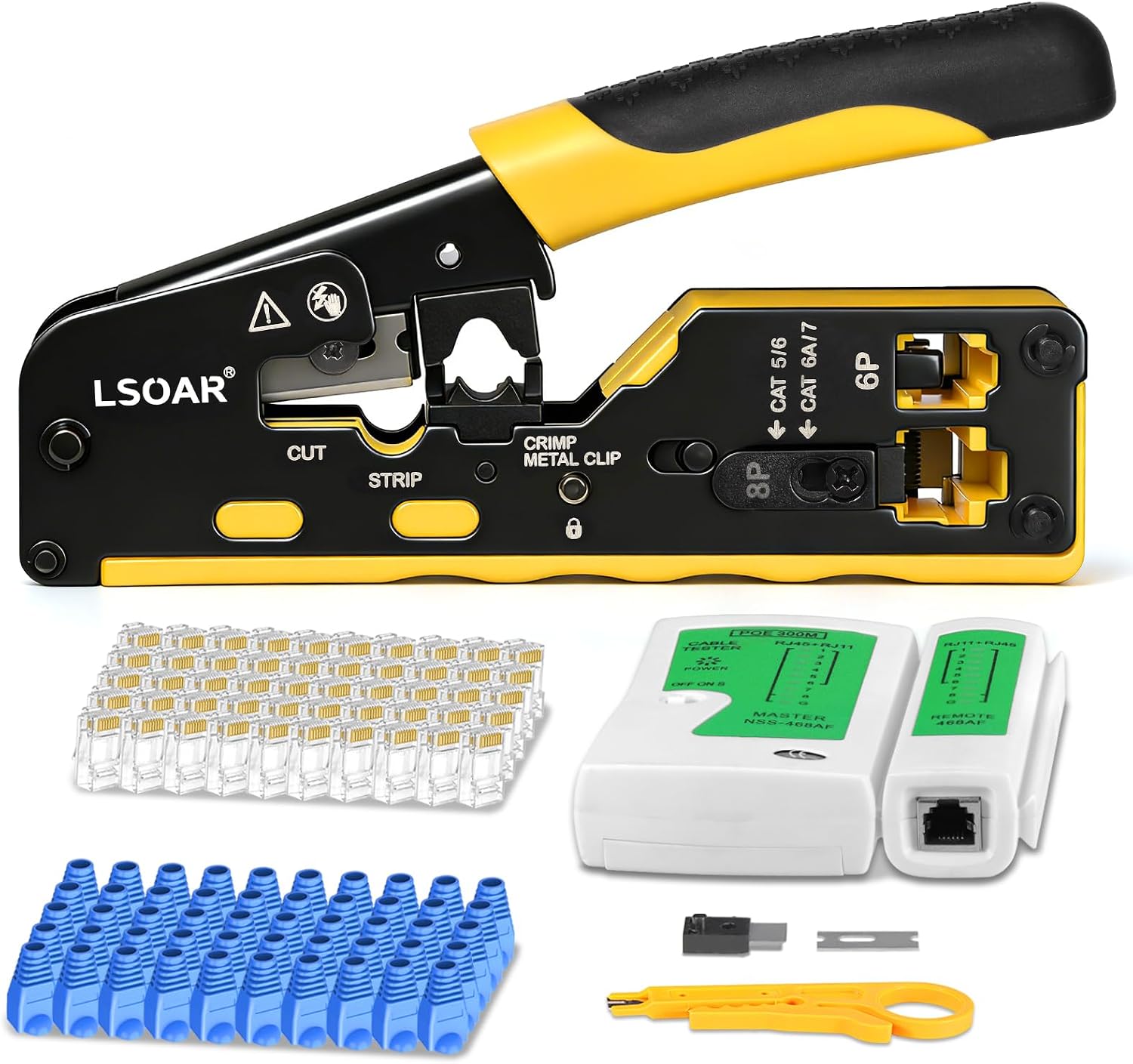 Lsoar Bild 1 Lsoar RJ45 Crimpzange Set