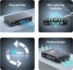 NICGIGA GS0410P PoE-Switch 5 Port