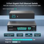 NICGIGA GS0410P PoE-Switch 5 Port