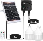 Aigostar Solarlampe mit Bewegungsmelder und Fernbedienung