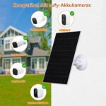 VUEBEE 7W Solarpanel für Eufy-Kameras, USB-C und Micro-USB, 2er-Pack