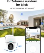 Reolink Argus PT Plus Solar-Akkukamera Aussen