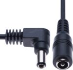 Keple rechtwinkliges DC-Verlängerungskabel 2,5/5,5 mm für CCTV-Kameras