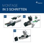 Telegärtner MFP8 RJ45-Stecker Cat6A geschirmt T568A