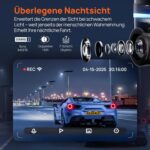 70mai 4K Omni X800 Dashcam mit Heckkamera RC14