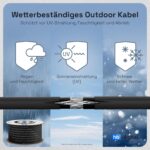 HB-DIGITAL 50 m CAT7 Outdoor Netzwerkkabel