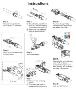 odedo 8x RJ45 Netzwerkstecker CAT6A/CAT7 geschirmt