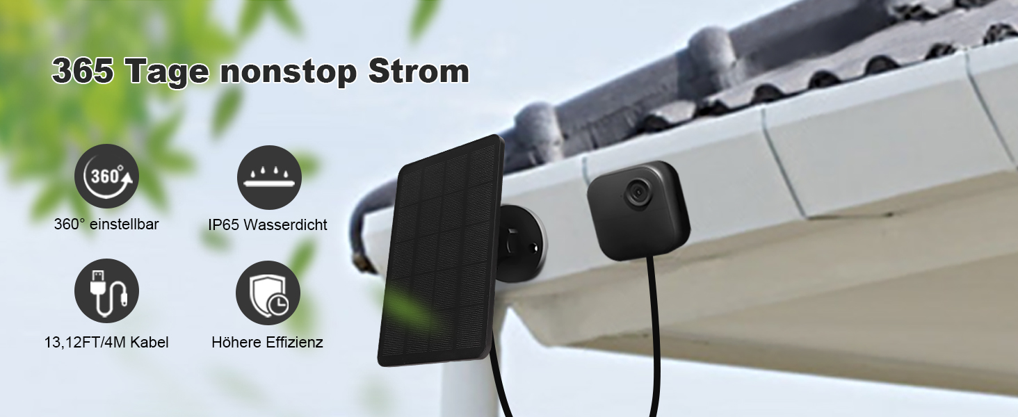 EverExceed 4 W Solarpanel für Blink Outdoor 4 – Detail 1