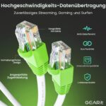 GEARit Outdoor Cat6 Netzwerkkabel 30 m schwarz