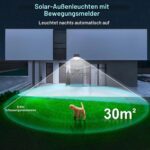 SIGRILL Solarlampen Aussen mit Bewegungsmelder, 4 oder 6 Stück, 150 LED