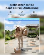 Reolink Akku-Türklingel mit Kamera, 2K, 1:1-Ansicht