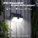 vighep Solar-Wandleuchte Aussen mit Bewegungsmelder, 318 LED