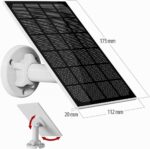 revolt Solarpanel 3 W mit Micro-USB und Halterung