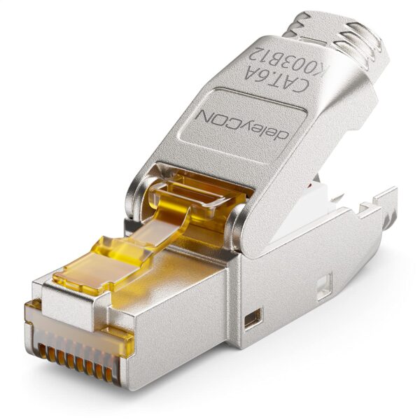 deleyCON RJ45 Netzwerkstecker CAT 6a werkzeuglos