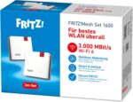 FRITZ! Mesh Set 1600 mit zwei FRITZ!Repeatern 1200 AX